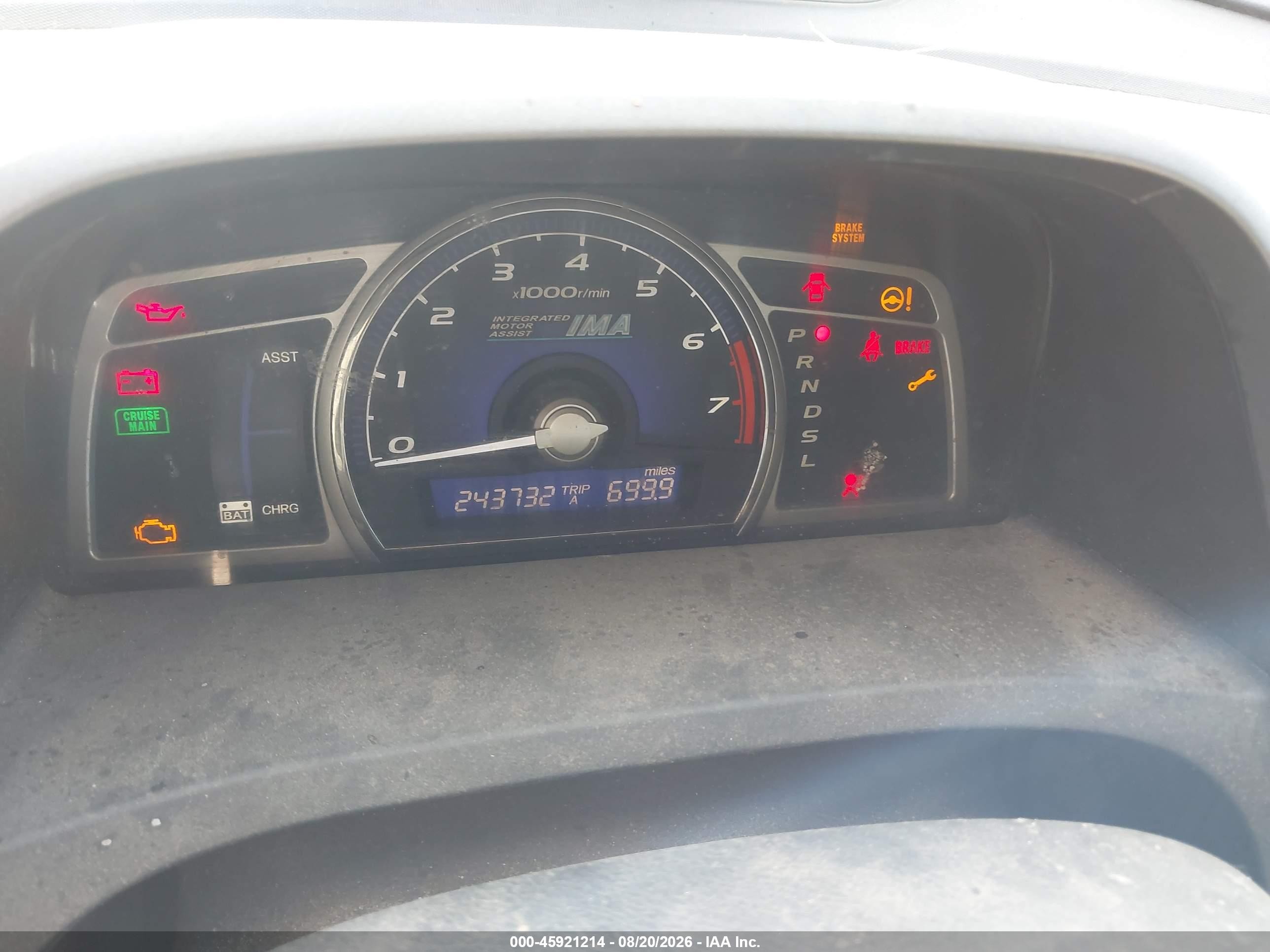 2010 Honda Civic Hybrid   Black vin: JHMFA3F26AS007119