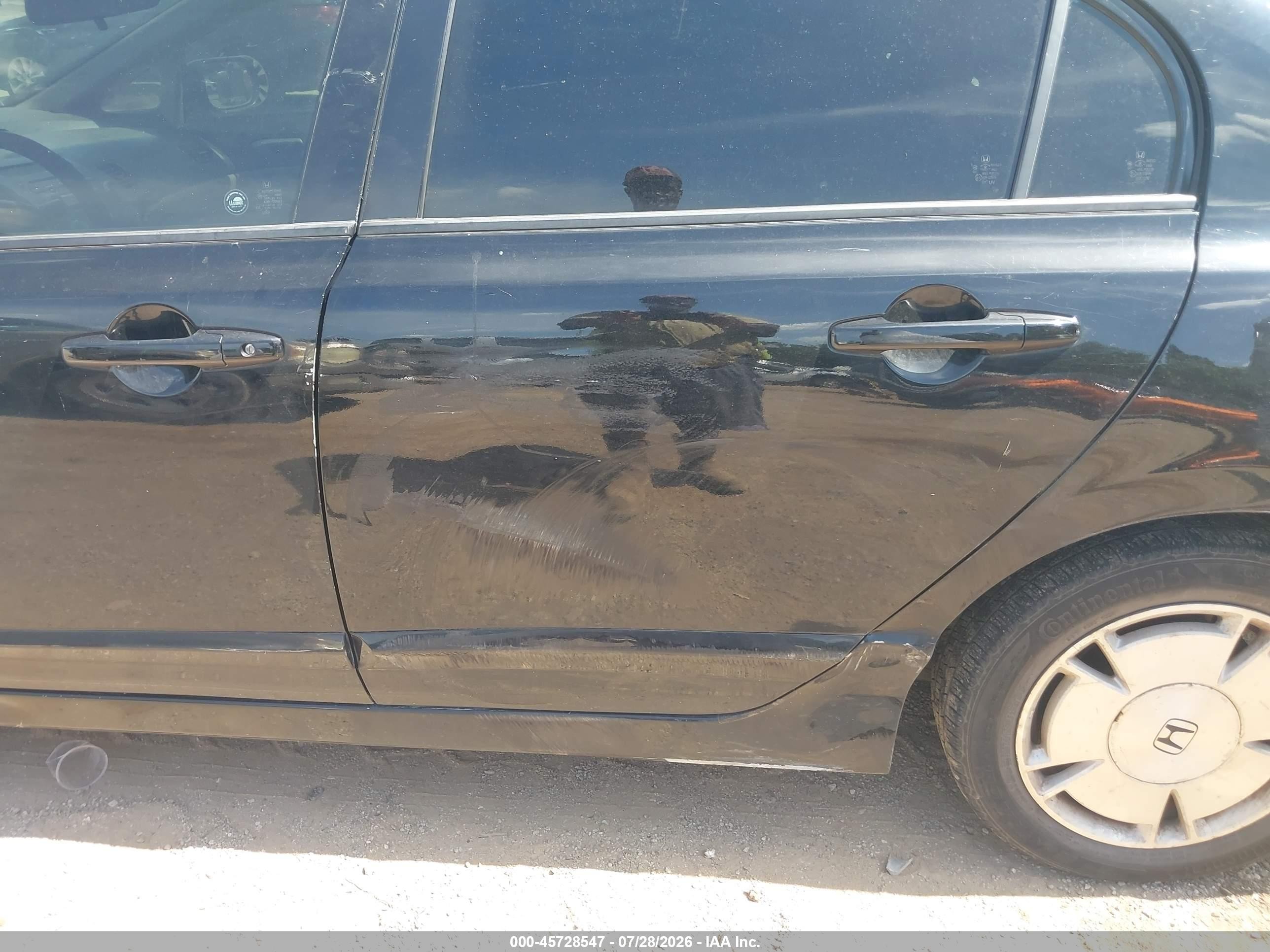 2010 Honda Civic Hybrid   Black vin: JHMFA3F26AS007315