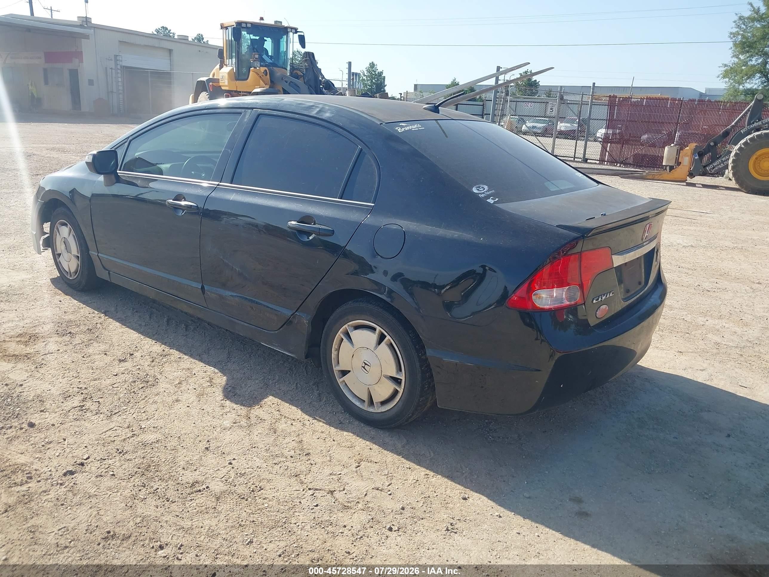 2010 Honda Civic Hybrid   Black vin: JHMFA3F26AS007315