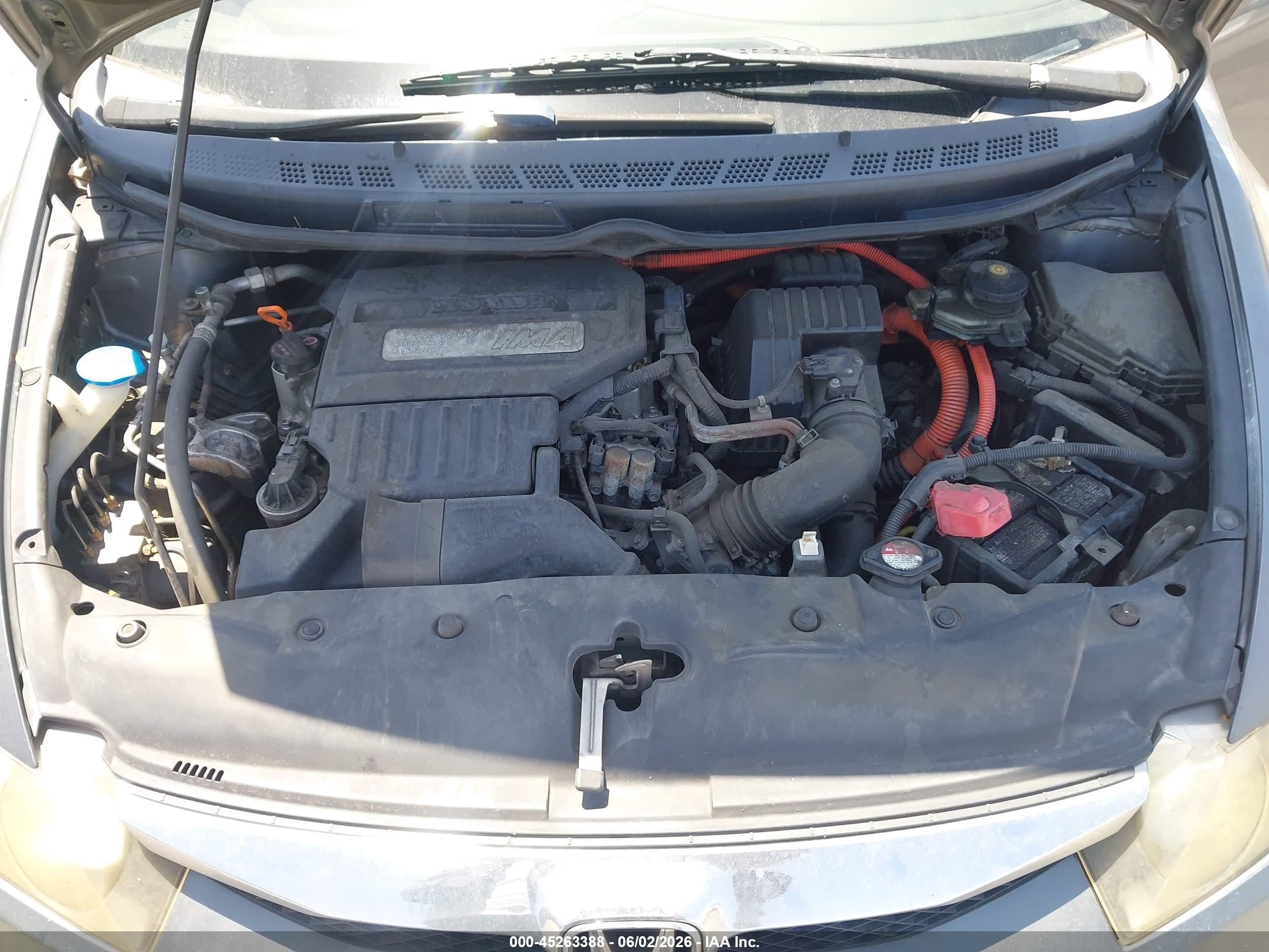 2010 Honda Civic Hybrid   Серый vin: JHMFA3F26AS007427