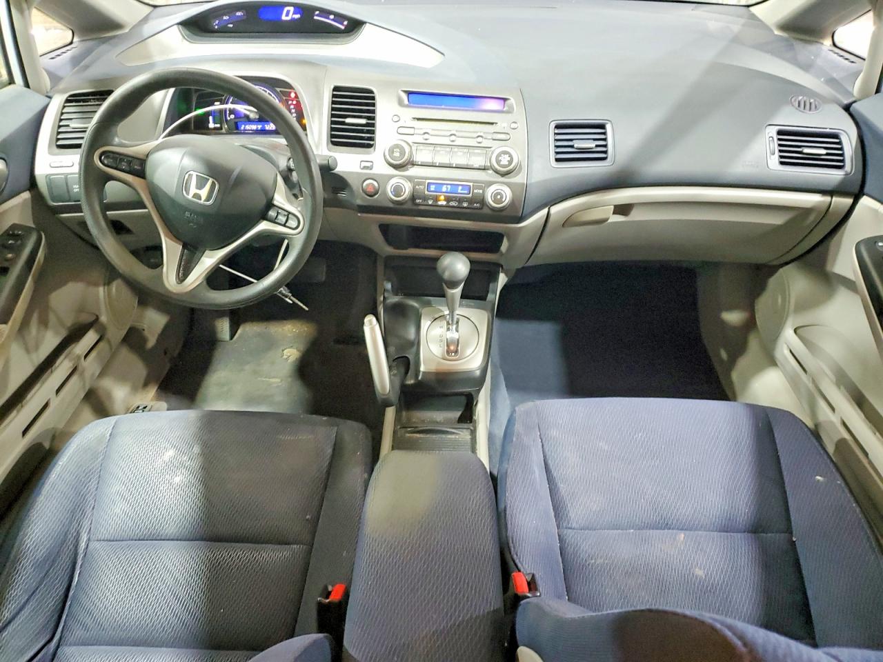 2011 Honda Civic Hybrid White vin: JHMFA3F26BS000110
