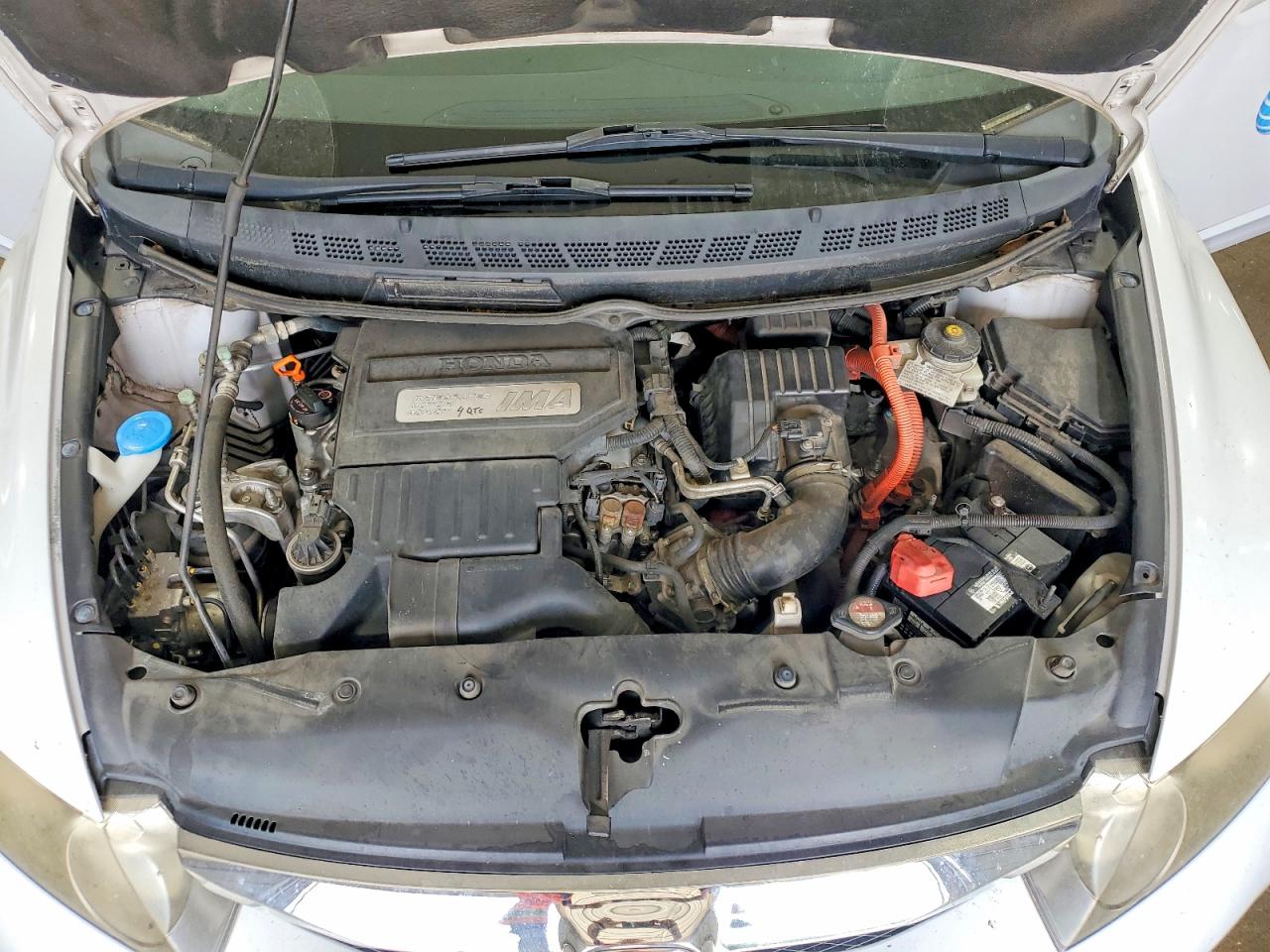 2011 Honda Civic Hybrid White vin: JHMFA3F26BS000110