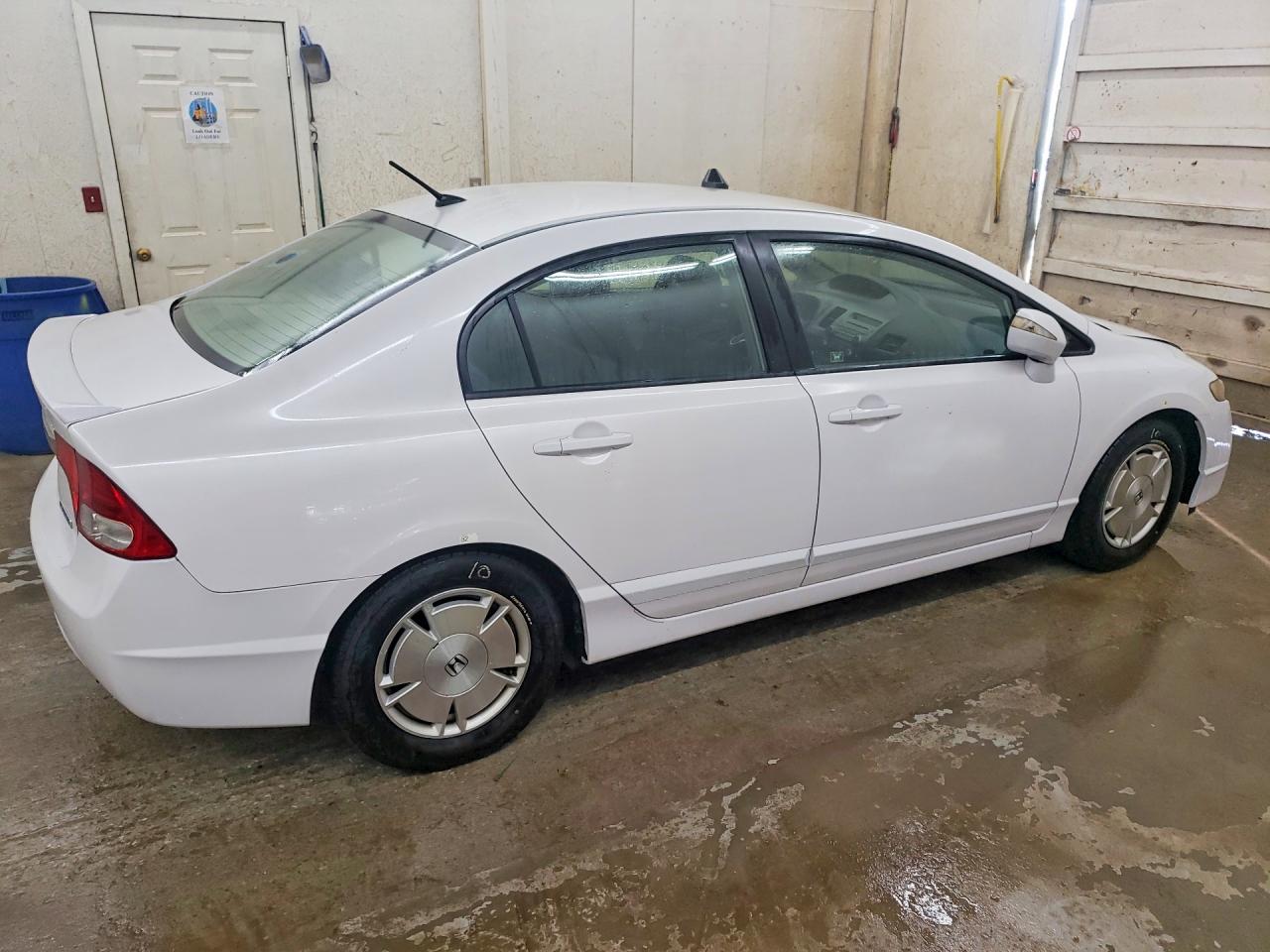 2011 Honda Civic Hybrid White vin: JHMFA3F26BS000110