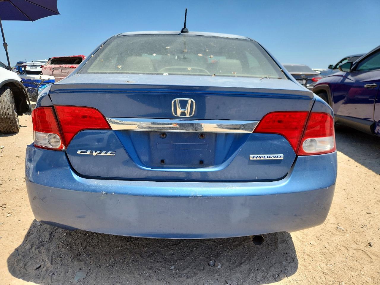 2011 Honda Civic Hybrid Blue vin: JHMFA3F26BS000303