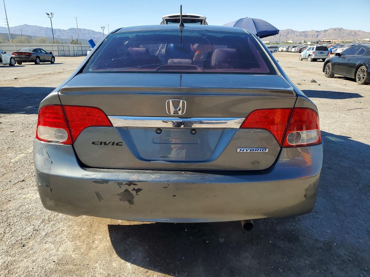 2010 Honda Civic Hybrid Charcoal vin: JHMFA3F27AS007436