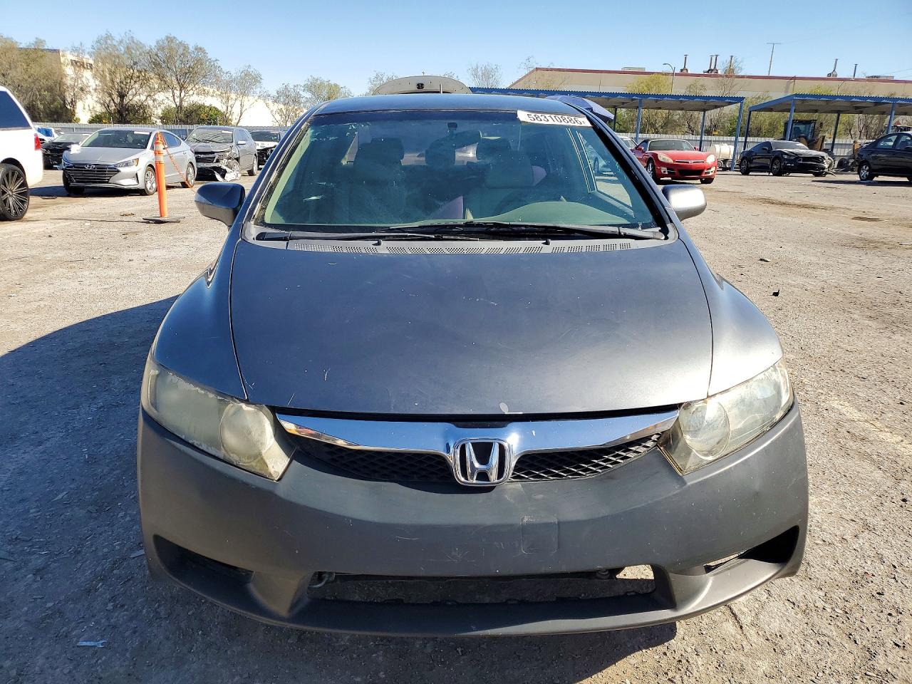 2010 Honda Civic Hybrid Charcoal vin: JHMFA3F27AS007436