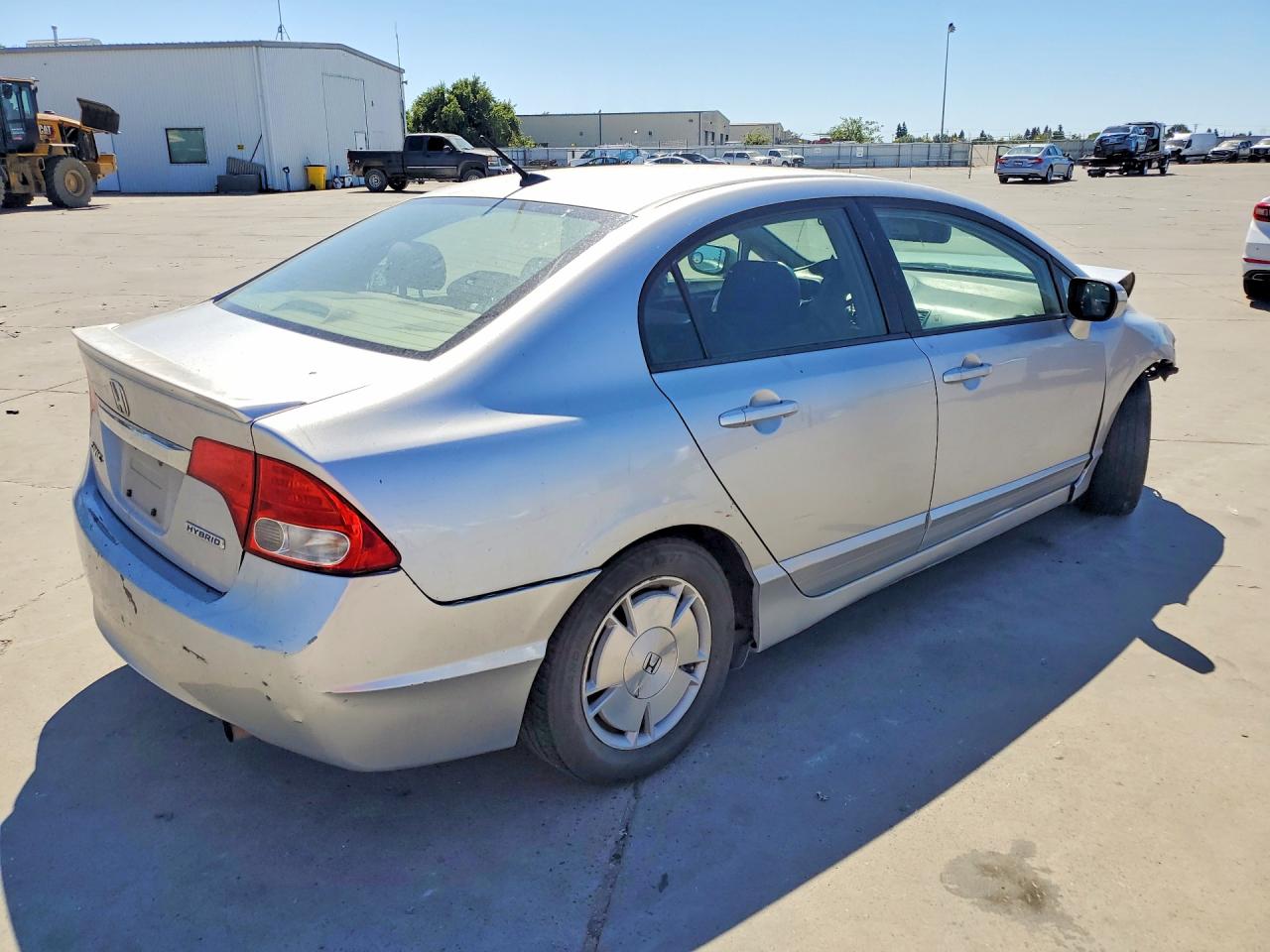 2010 Honda Civic Hybrid Silver vin: JHMFA3F27AS007498
