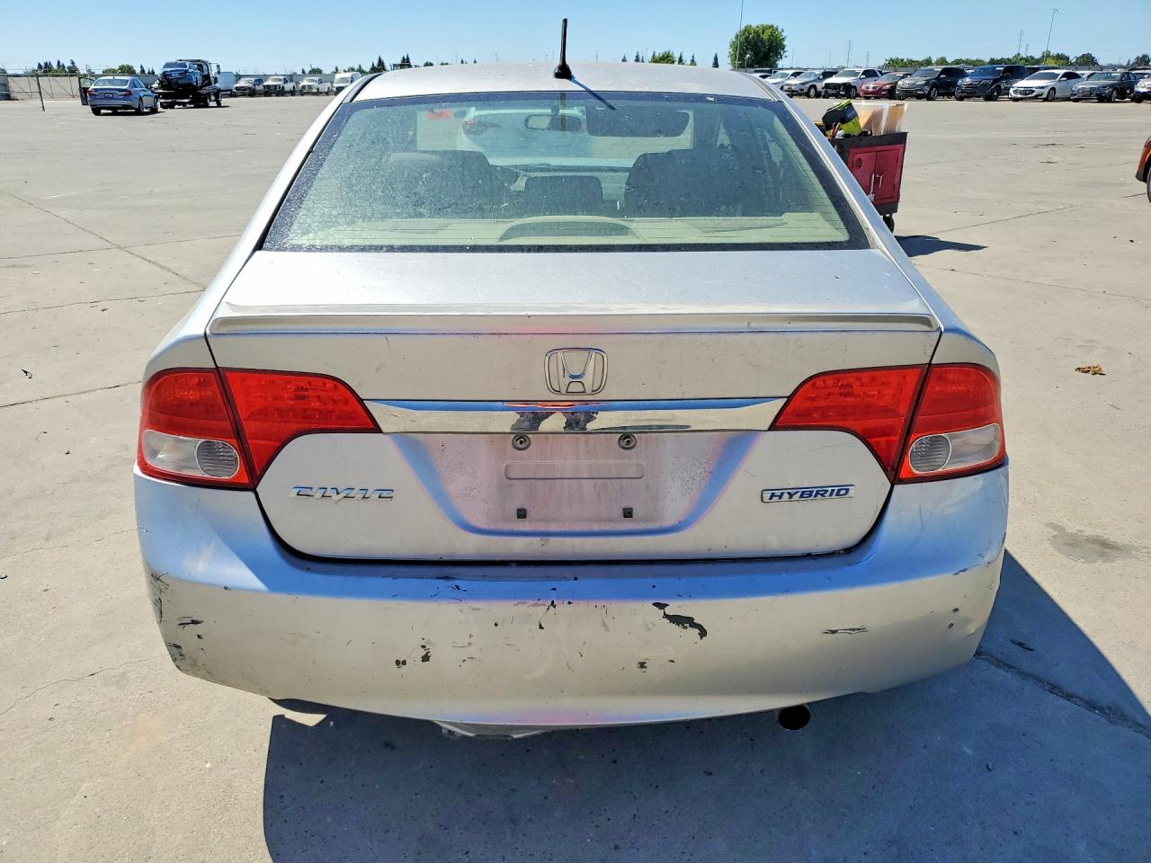 2010 Honda Civic Hybrid Silver vin: JHMFA3F27AS007498