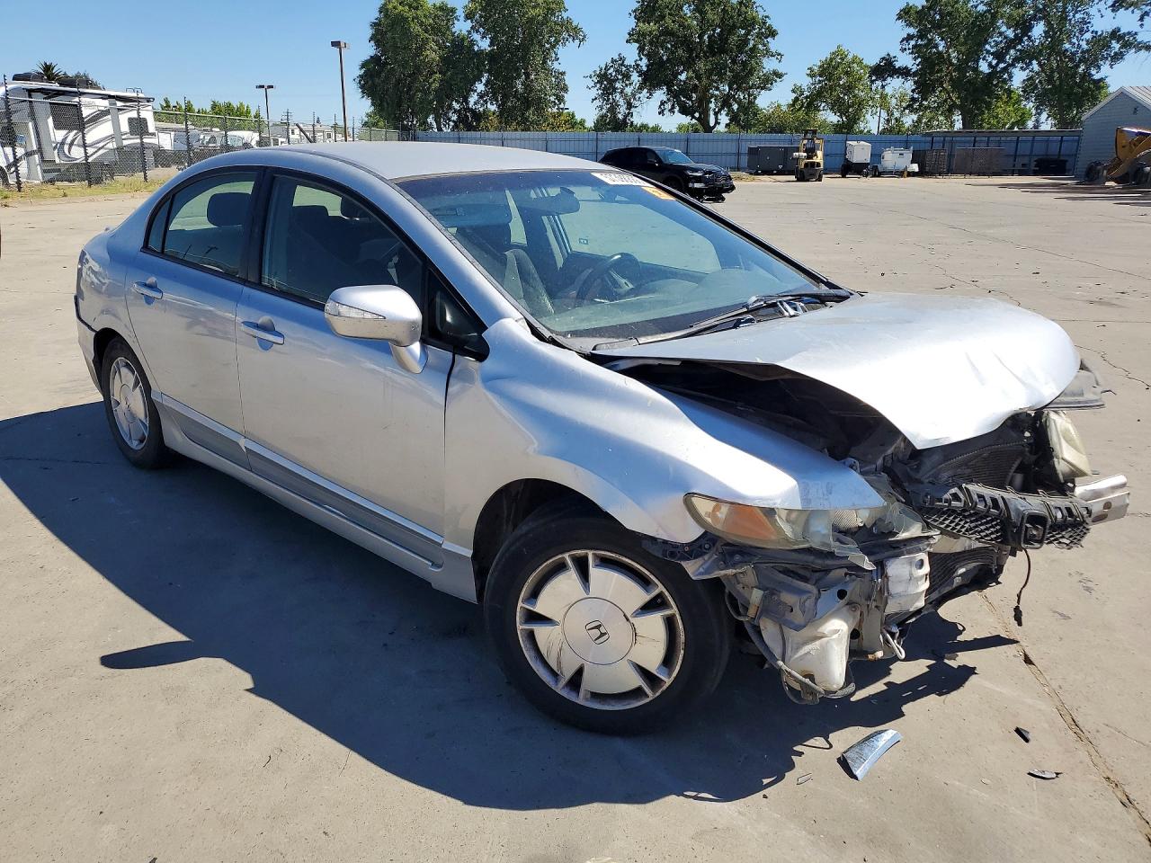 2010 Honda Civic Hybrid Silver vin: JHMFA3F27AS007498