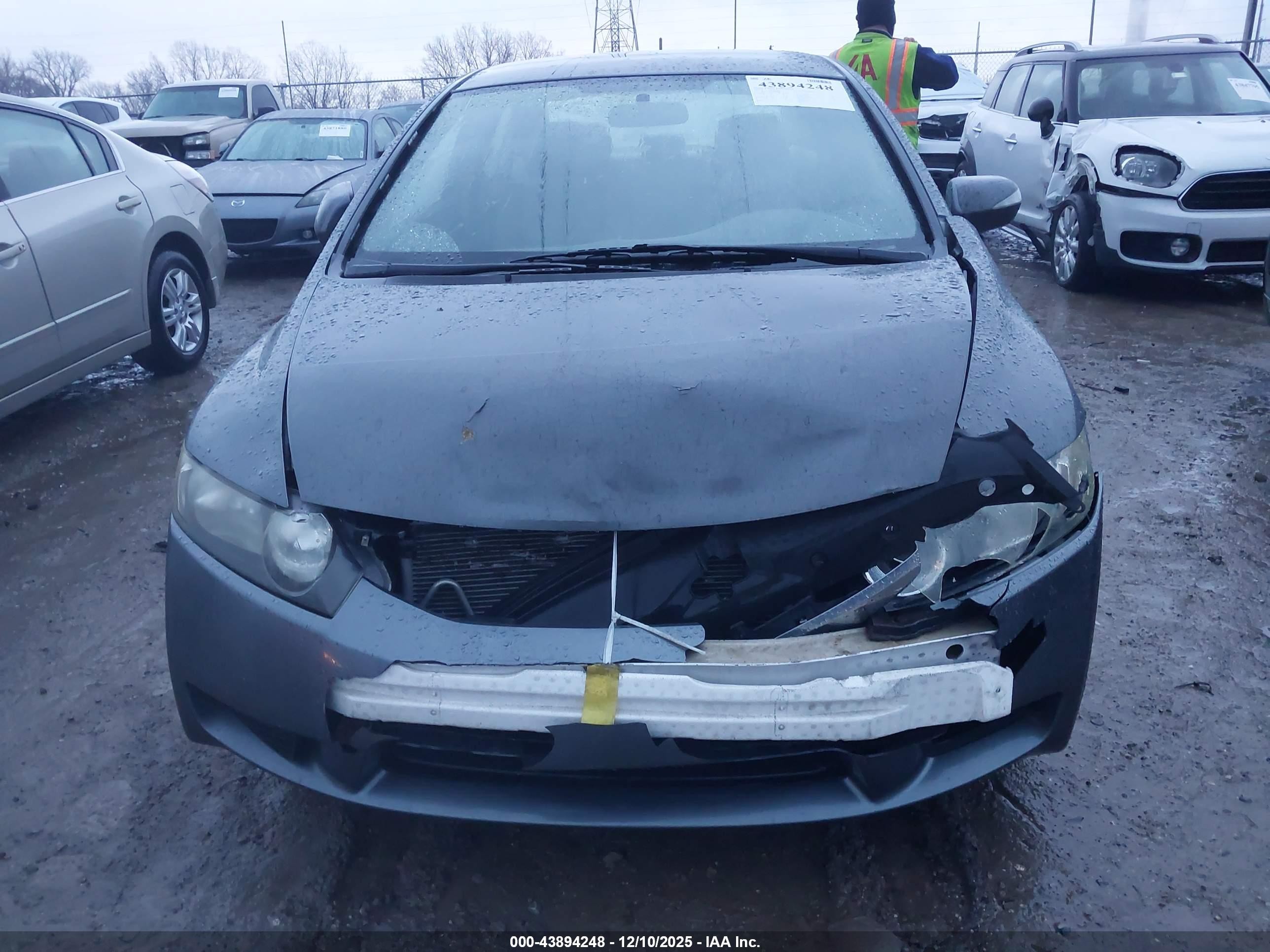 2011 Honda Civic Hybrid   Gray vin: JHMFA3F27BS000763