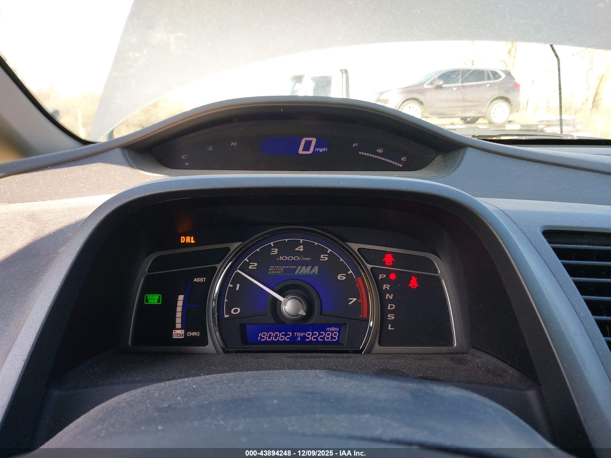2011 Honda Civic Hybrid   Gray vin: JHMFA3F27BS000763