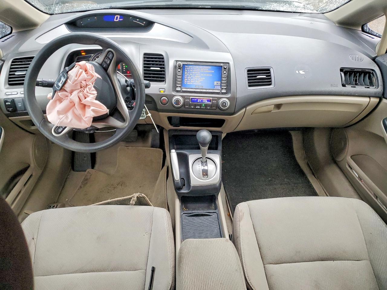 2010 Honda Civic Hybrid Gray vin: JHMFA3F28AS006098