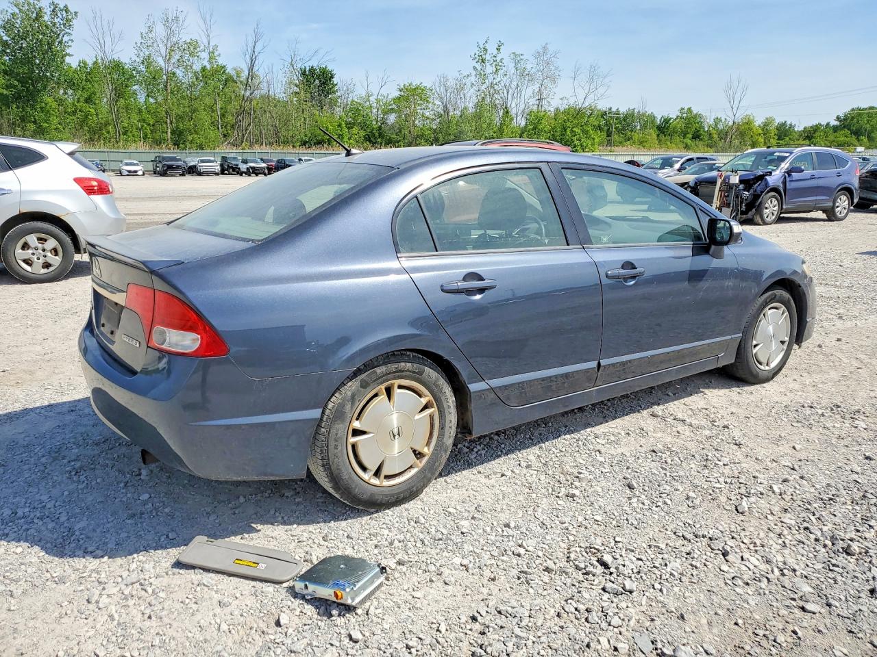 2010 Honda Civic Hybrid Blue vin: JHMFA3F28AS007087