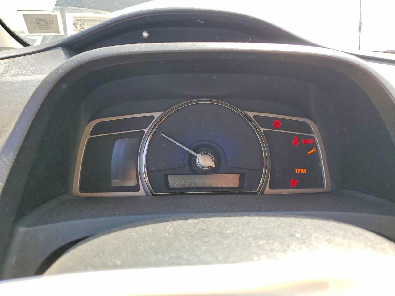 2010 Honda Civic Hybrid Blue vin: JHMFA3F28AS007087