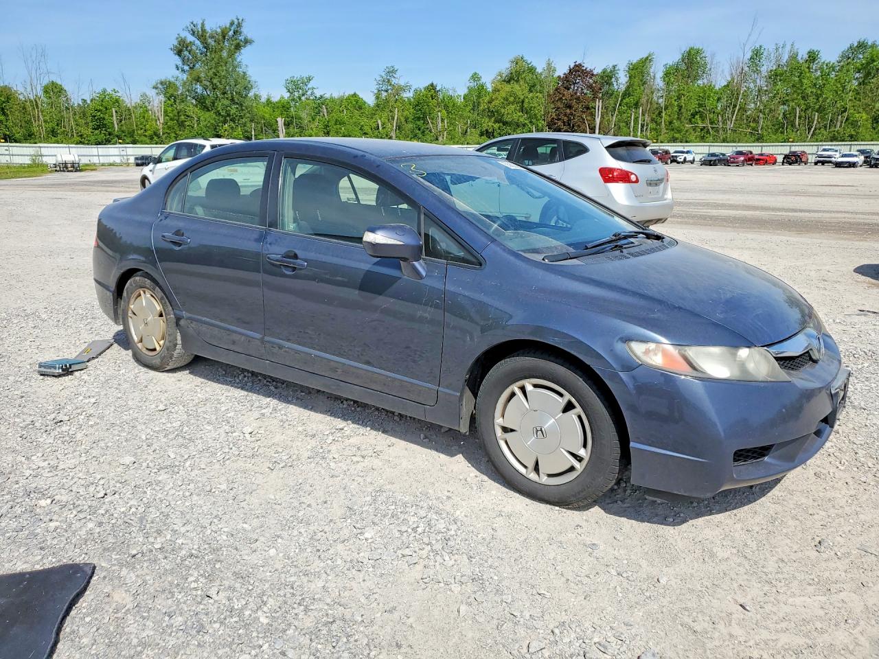 2010 Honda Civic Hybrid Blue vin: JHMFA3F28AS007087
