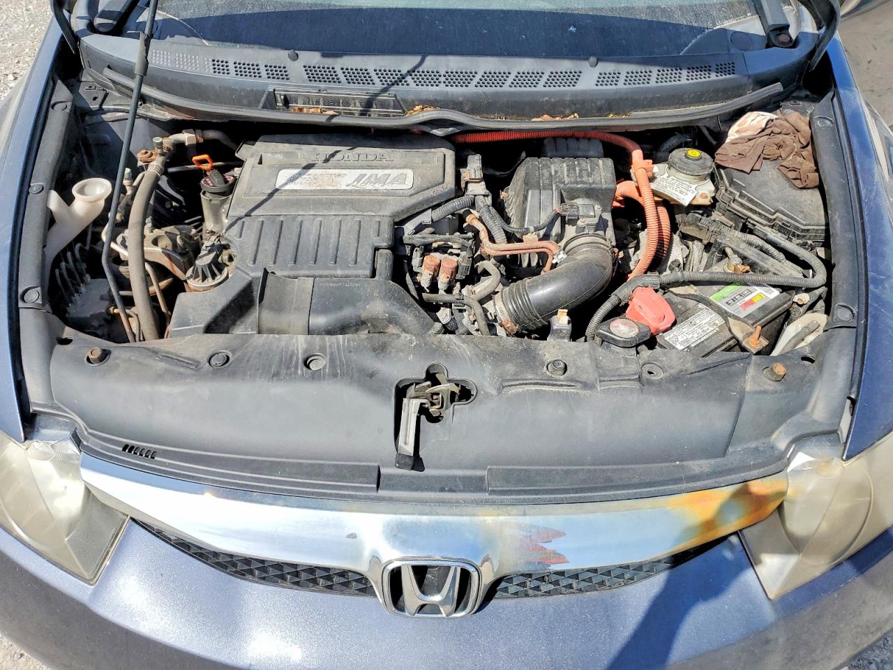 2010 Honda Civic Hybrid Blue vin: JHMFA3F28AS007087