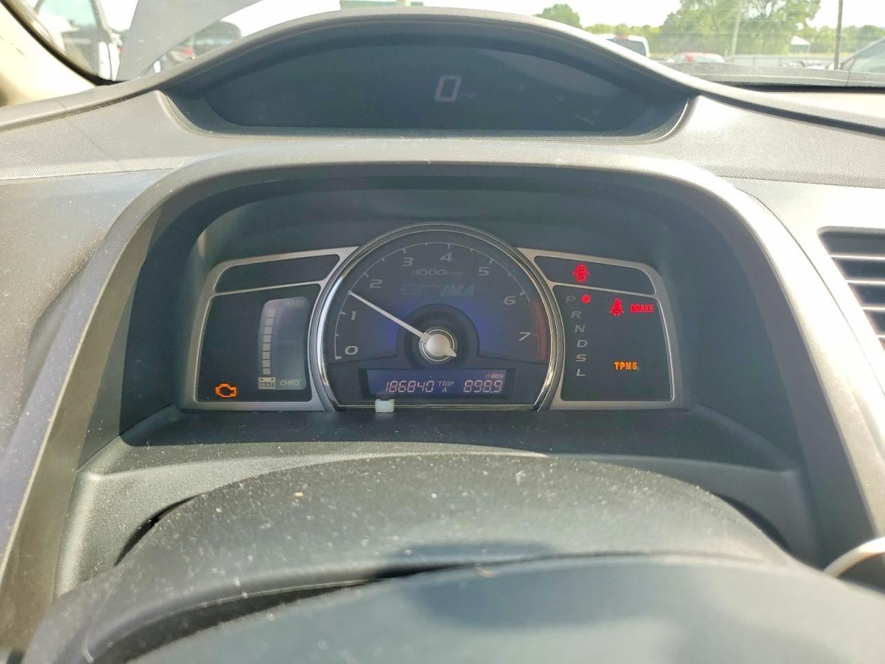 2010 Honda Civic Hybrid Серый vin: JHMFA3F29AS003890