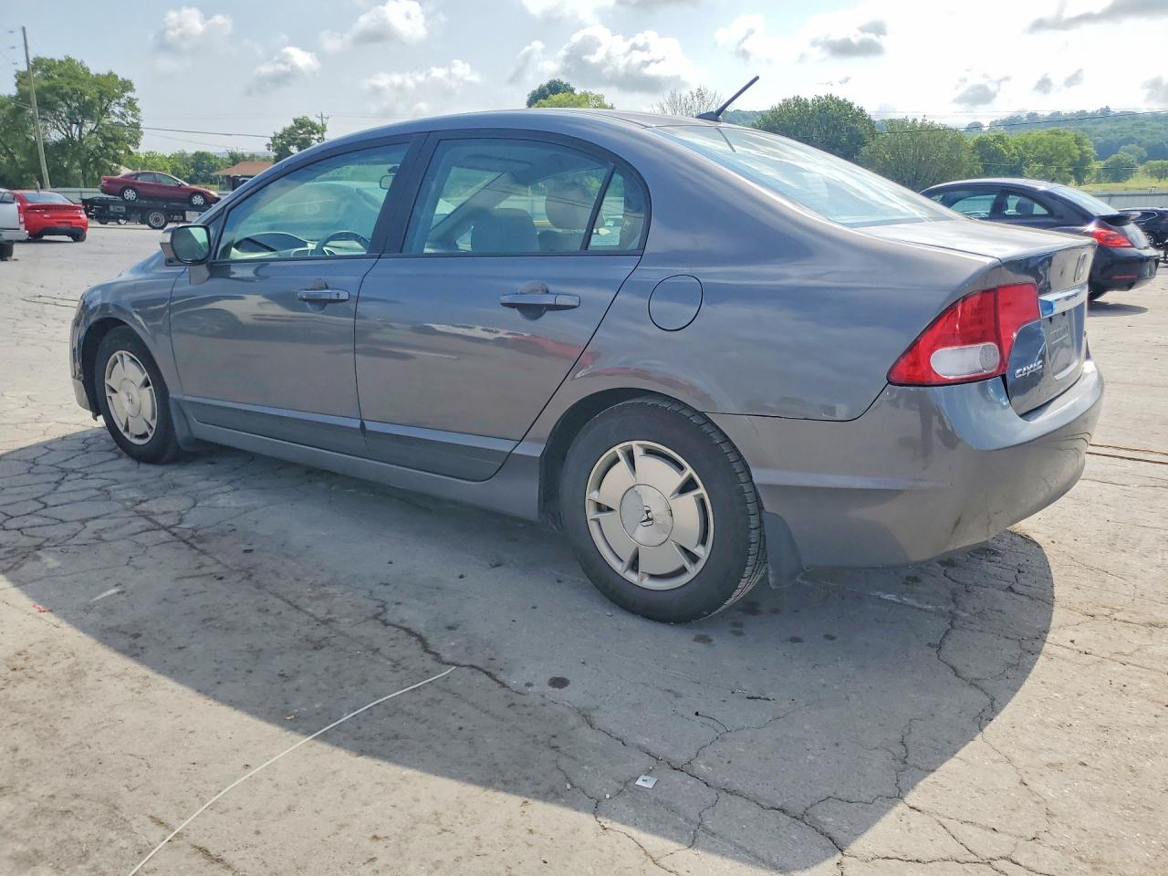 2010 Honda Civic Hybrid Серый vin: JHMFA3F29AS003890