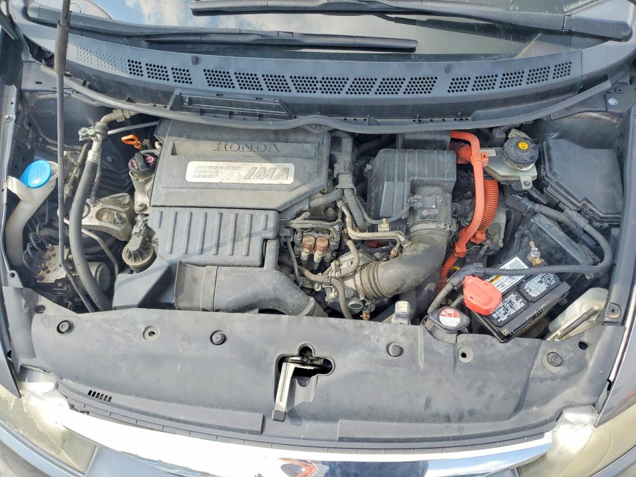 2010 Honda Civic Hybrid Серый vin: JHMFA3F29AS003890