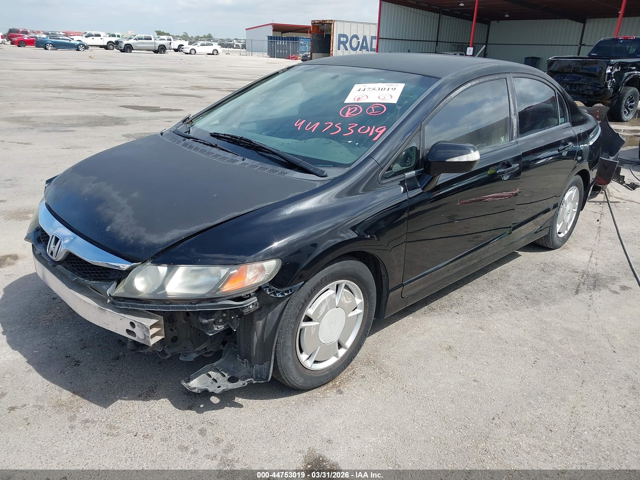 2010 Honda Civic Hybrid   Black vin: JHMFA3F29AS005381