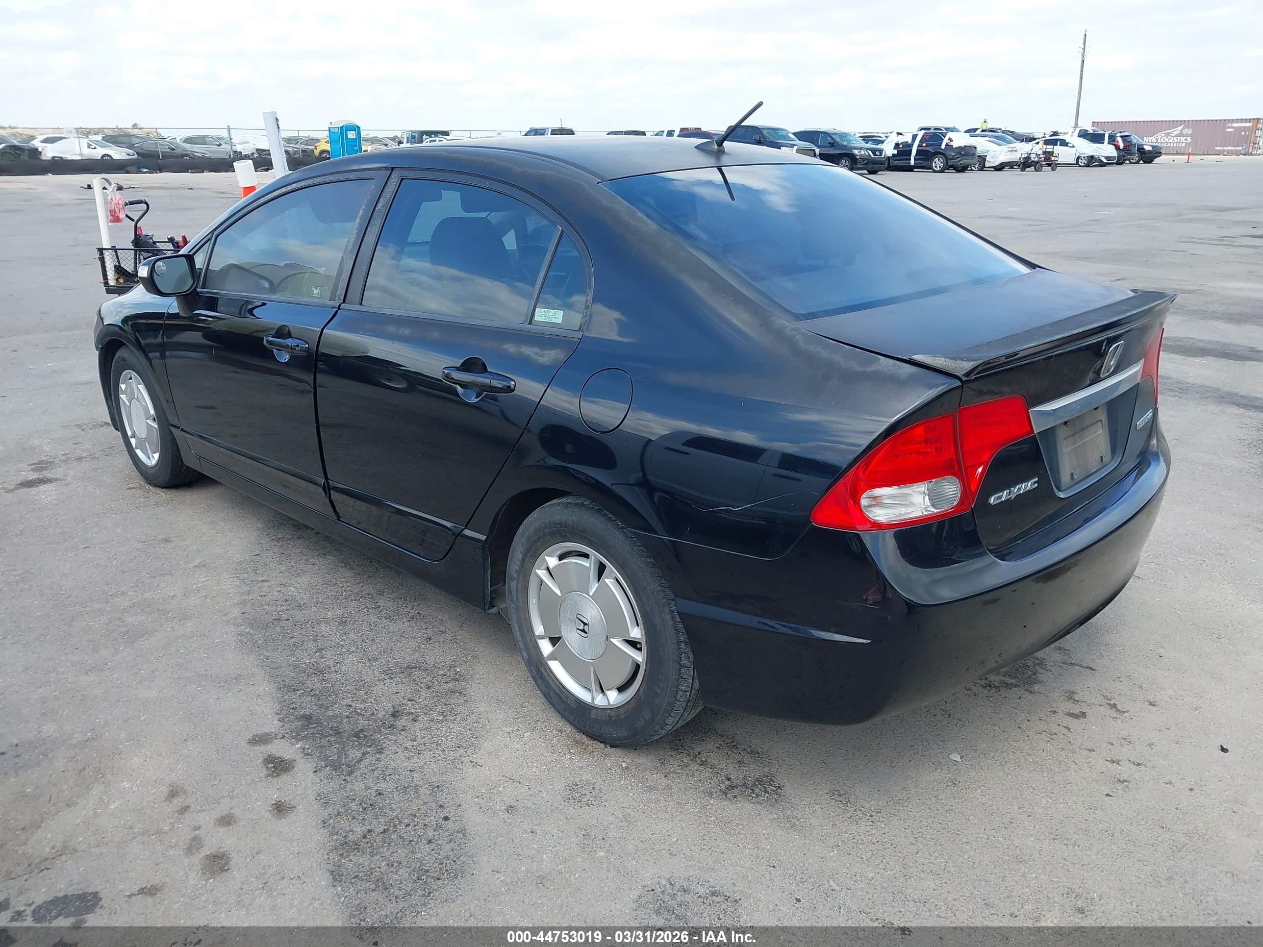 2010 Honda Civic Hybrid   Black vin: JHMFA3F29AS005381