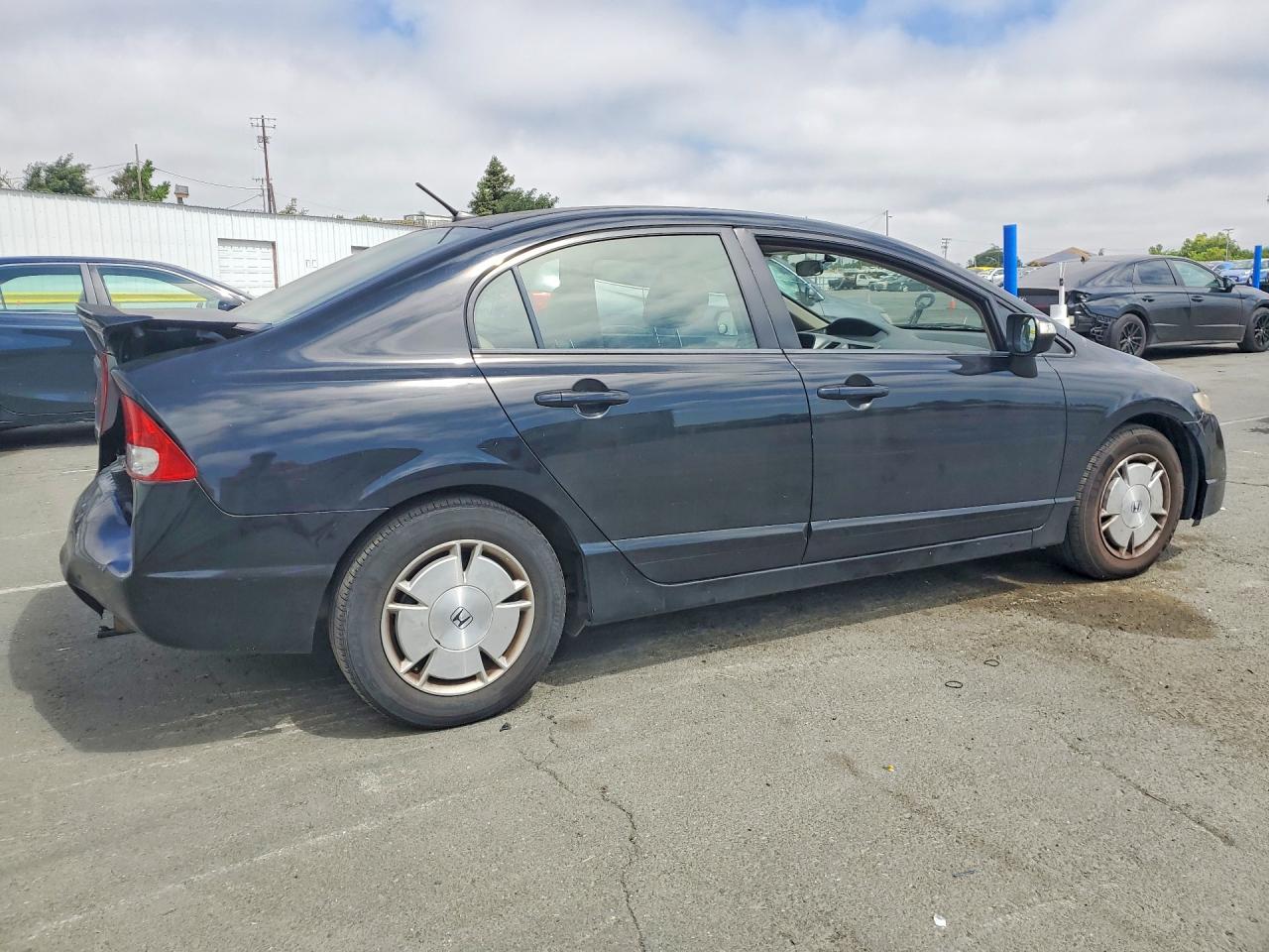 2010 Honda Civic Hybrid Gray vin: JHMFA3F29AS007213