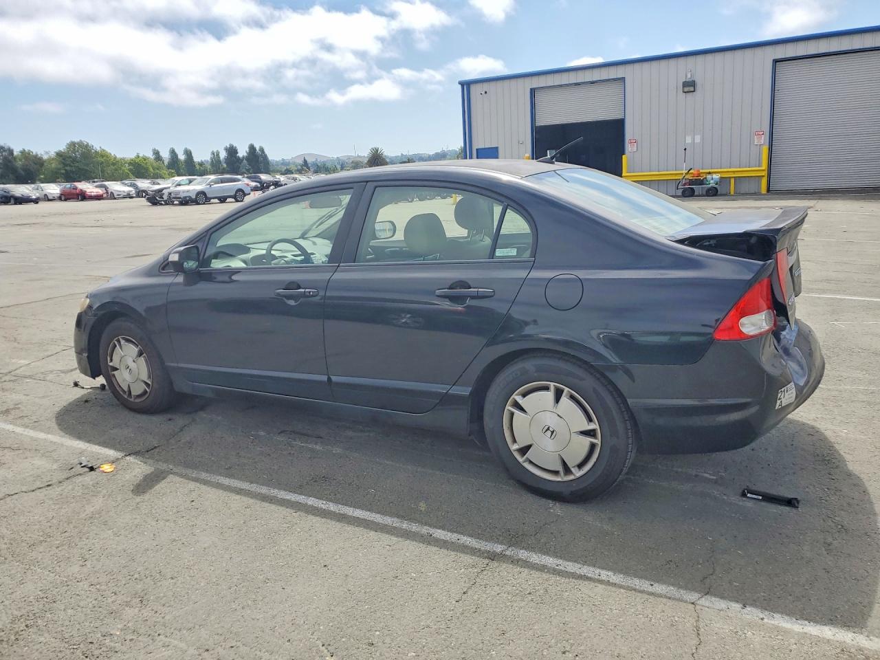 2010 Honda Civic Hybrid Gray vin: JHMFA3F29AS007213