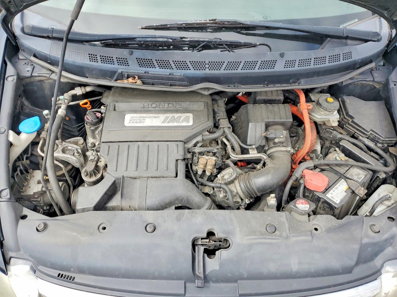 2010 Honda Civic Hybrid Gray vin: JHMFA3F29AS007213