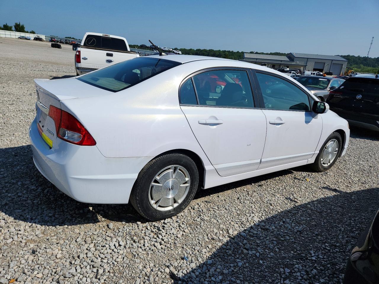2011 Honda Civic Hybrid White vin: JHMFA3F29BS000134