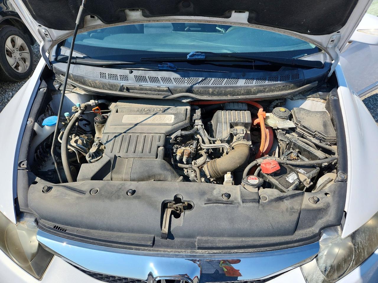 2011 Honda Civic Hybrid White vin: JHMFA3F29BS000134