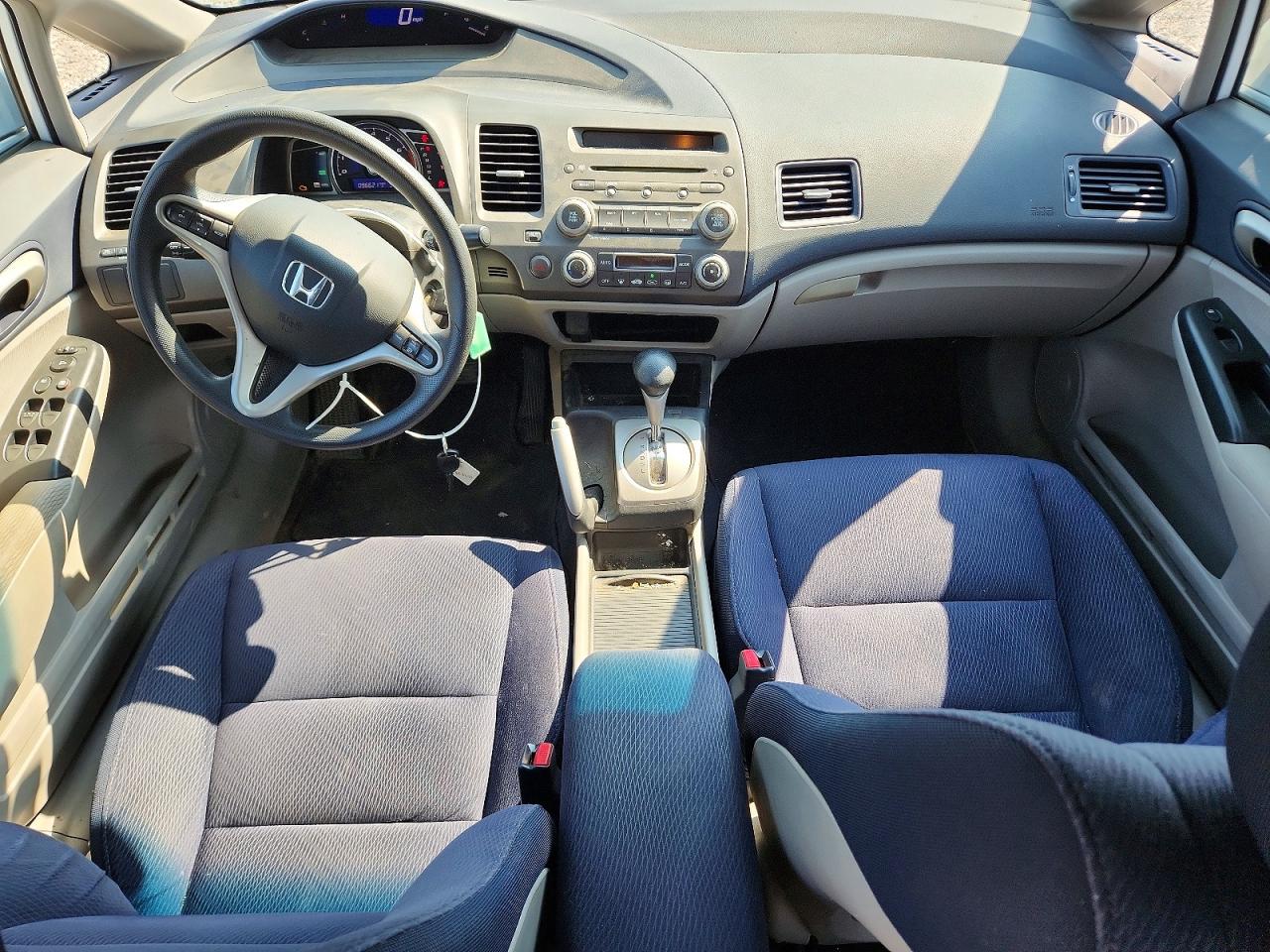 2011 Honda Civic Hybrid White vin: JHMFA3F29BS000134