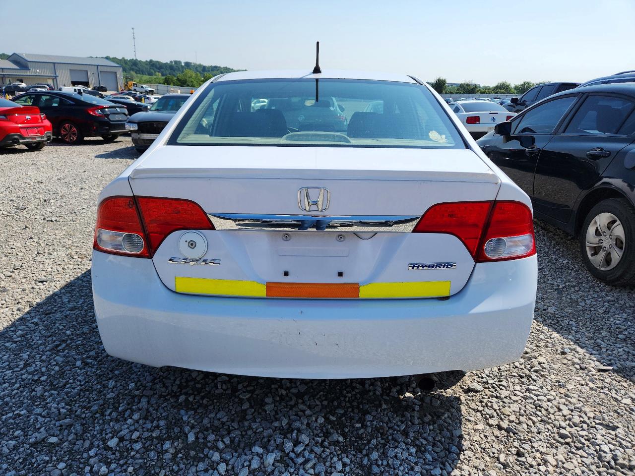 2011 Honda Civic Hybrid White vin: JHMFA3F29BS000134