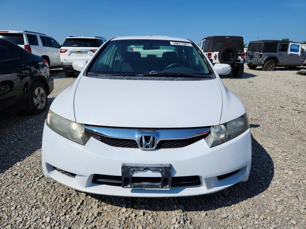 2011 Honda Civic Hybrid White vin: JHMFA3F29BS000134