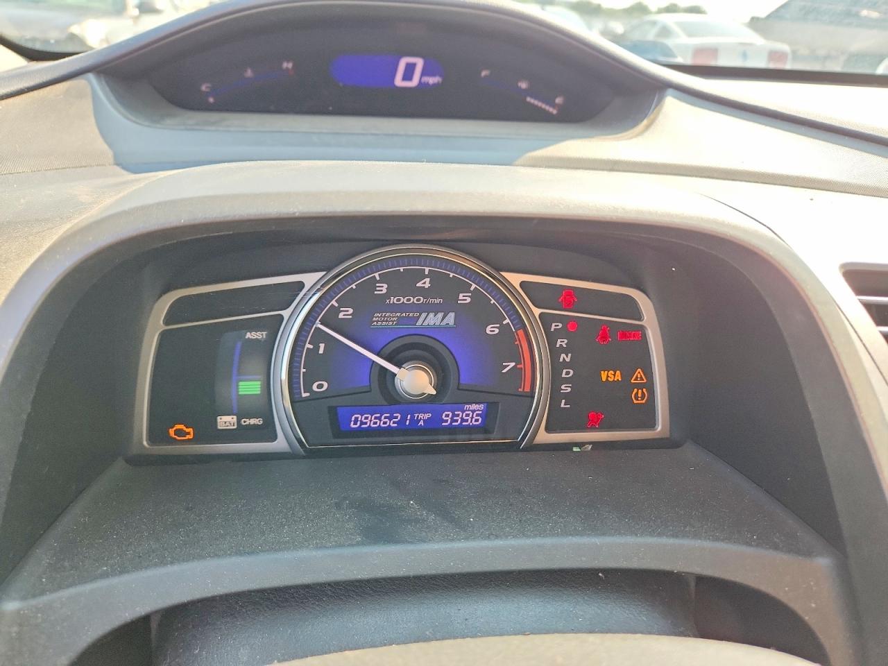 2011 Honda Civic Hybrid White vin: JHMFA3F29BS000134
