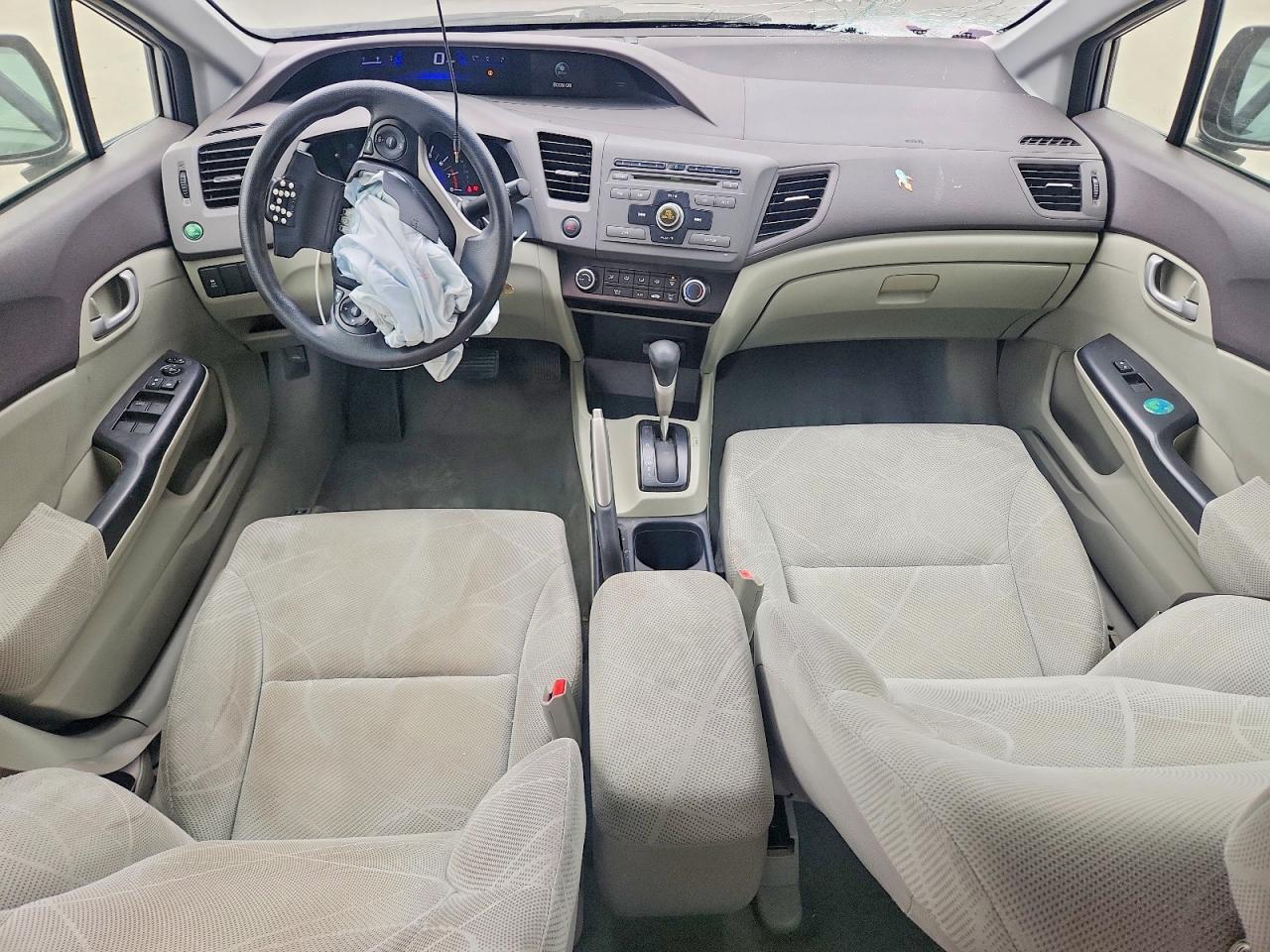 2012 Honda Civic Lx Silver vin: JHMFB2F50CS004317