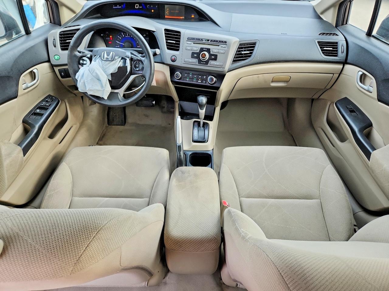 2012 Honda Civic Lx Желто-коричневый vin: JHMFB2F51CS001636