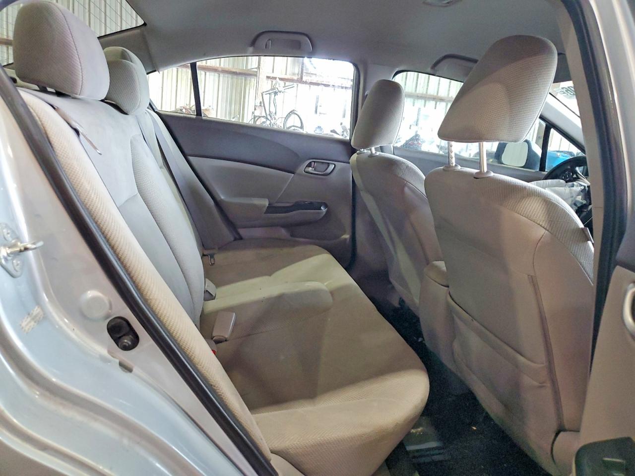 2012 Honda Civic Lx Gray vin: JHMFB2F54CS001937