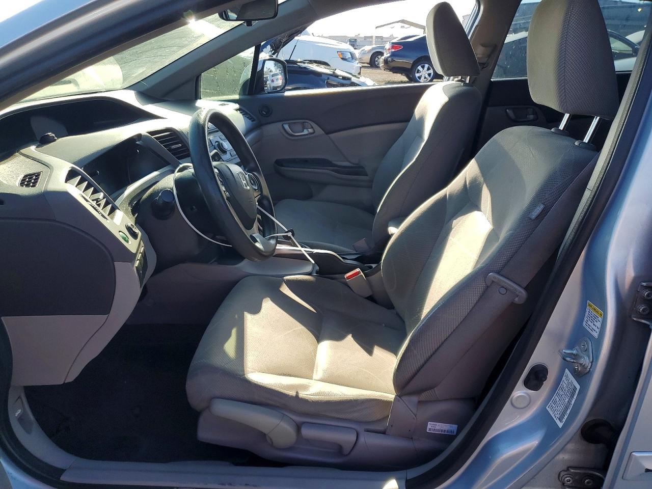 2012 Honda Civic Lx Blue vin: JHMFB2F54CS002571