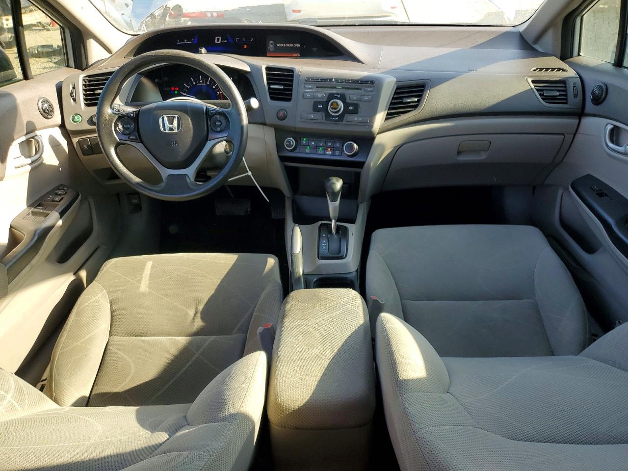 2012 Honda Civic Lx Blue vin: JHMFB2F54CS002571
