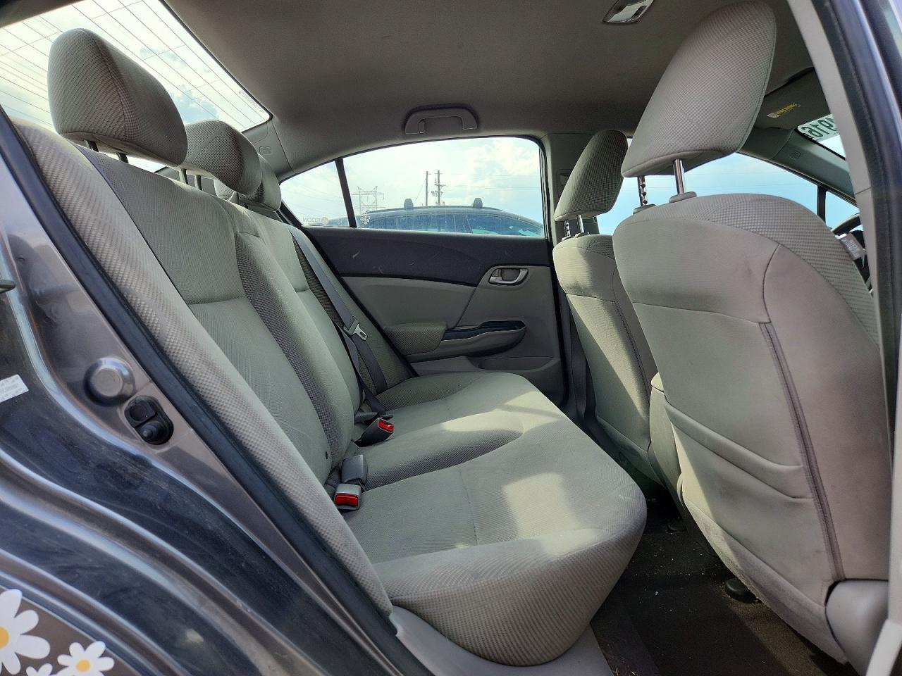 2012 Honda Civic Lx Gray vin: JHMFB2F55CS000697