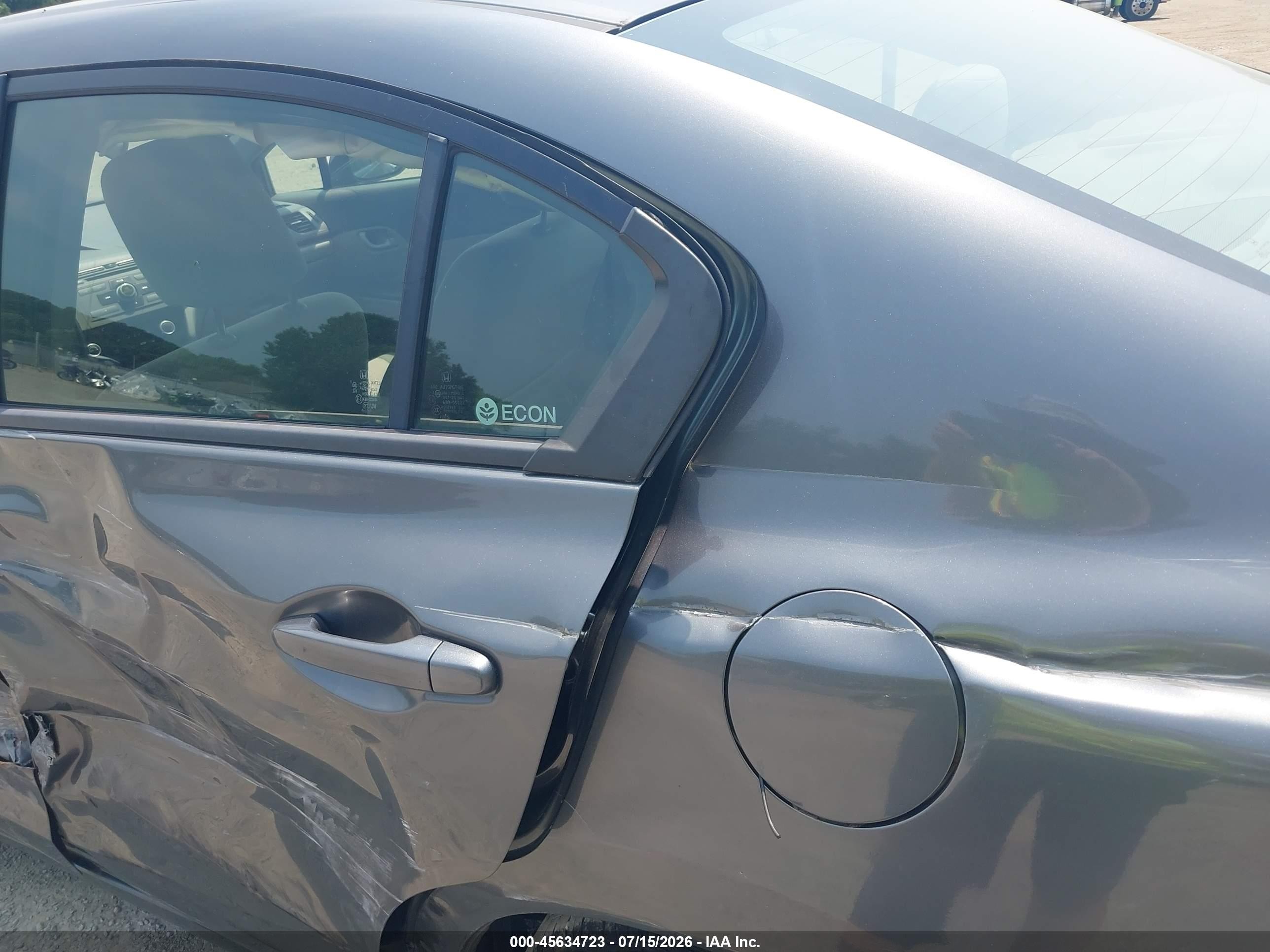2012 Honda Civic Lx Серый vin: JHMFB2F56CS000806