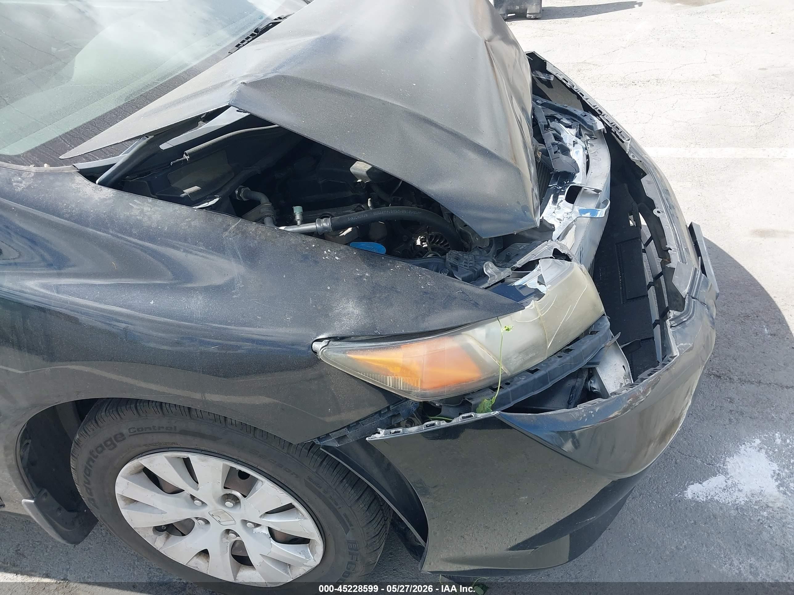 2012 Honda Civic Lx Black vin: JHMFB2F59CS005093