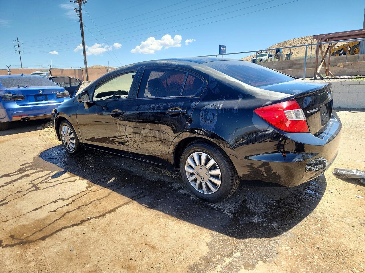 2012 Honda Civic Lx Черный vin: JHMFB2F5XCS005734