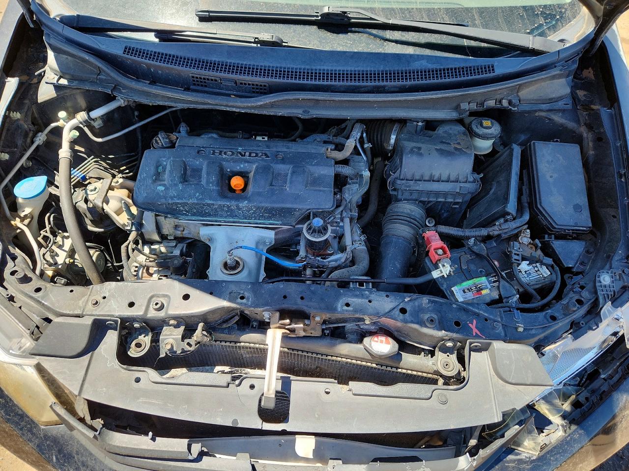 2012 Honda Civic Lx Черный vin: JHMFB2F5XCS005734
