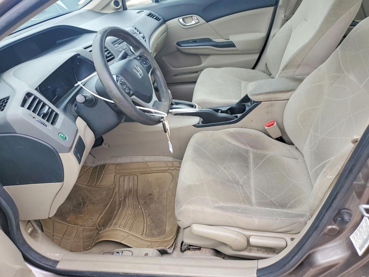 2012 Honda Civic Ex Gray vin: JHMFB2F85CS002895