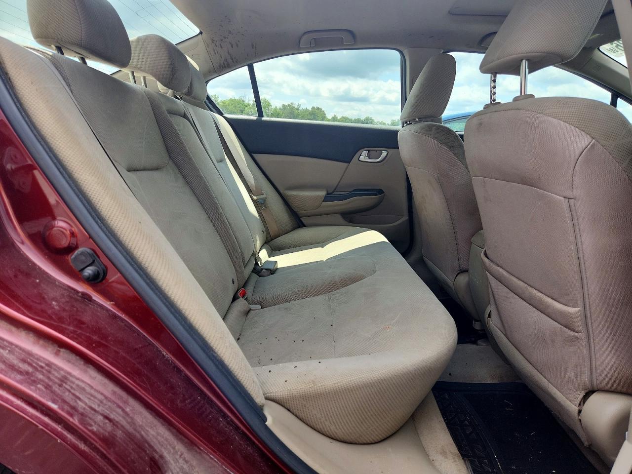 2012 Honda Civic Ex Maroon vin: JHMFB2F87CS003403