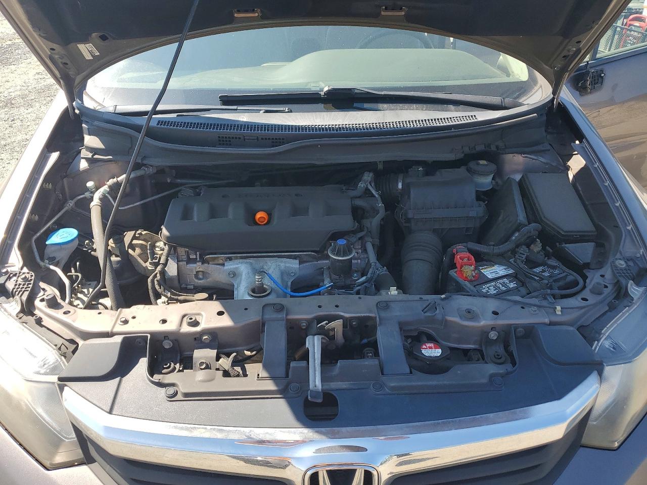 2012 Honda Civic Ex Gray vin: JHMFB2F87CS006494