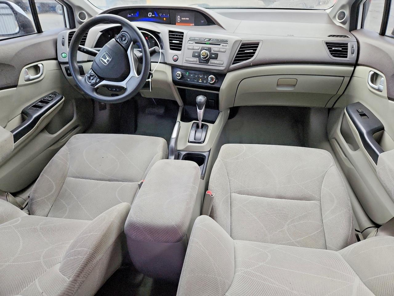 2012 Honda Civic Ex White vin: JHMFB2F89CS006271