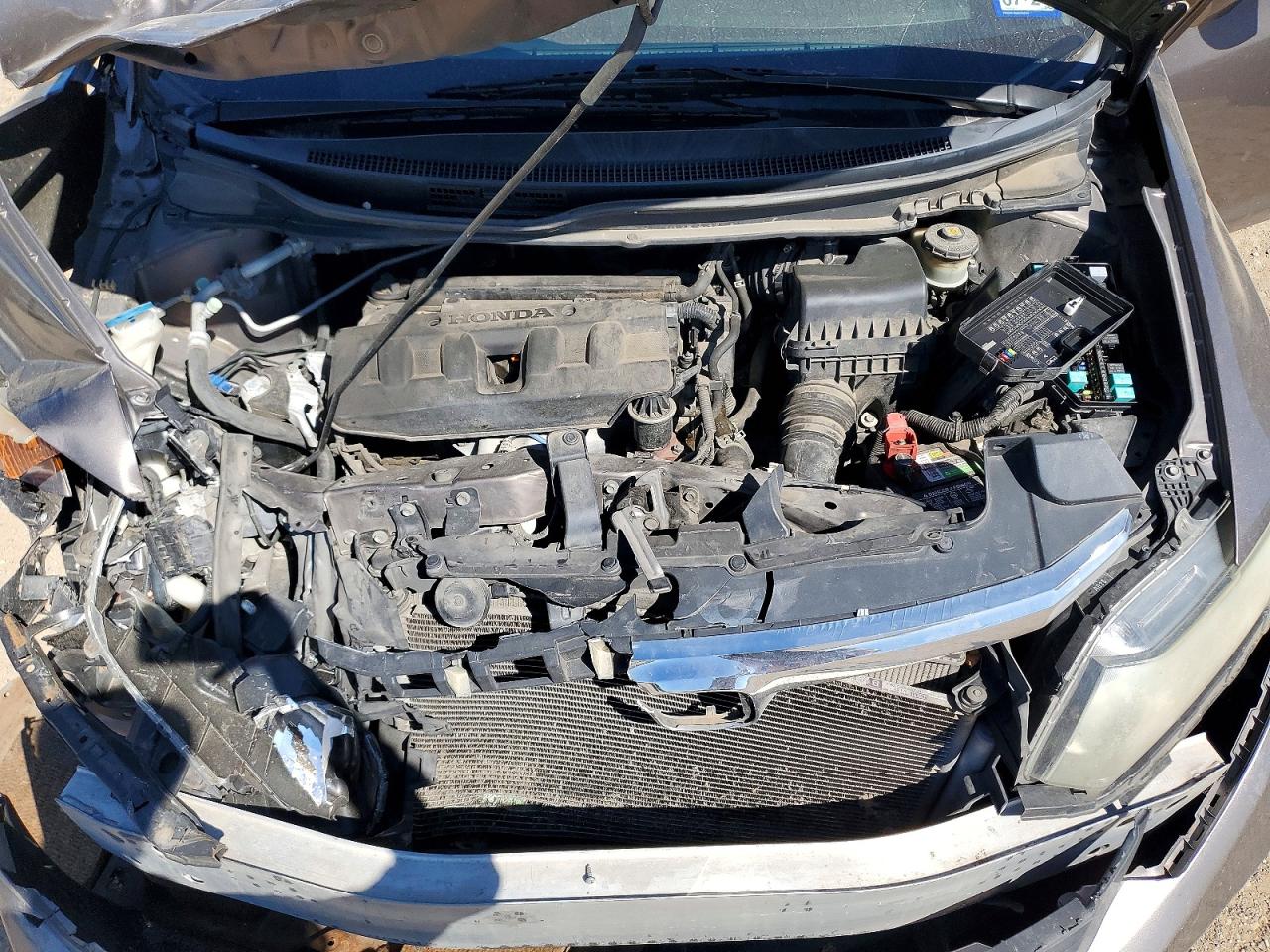 2012 Honda Civic Ex Gray vin: JHMFB2F8XCS003377