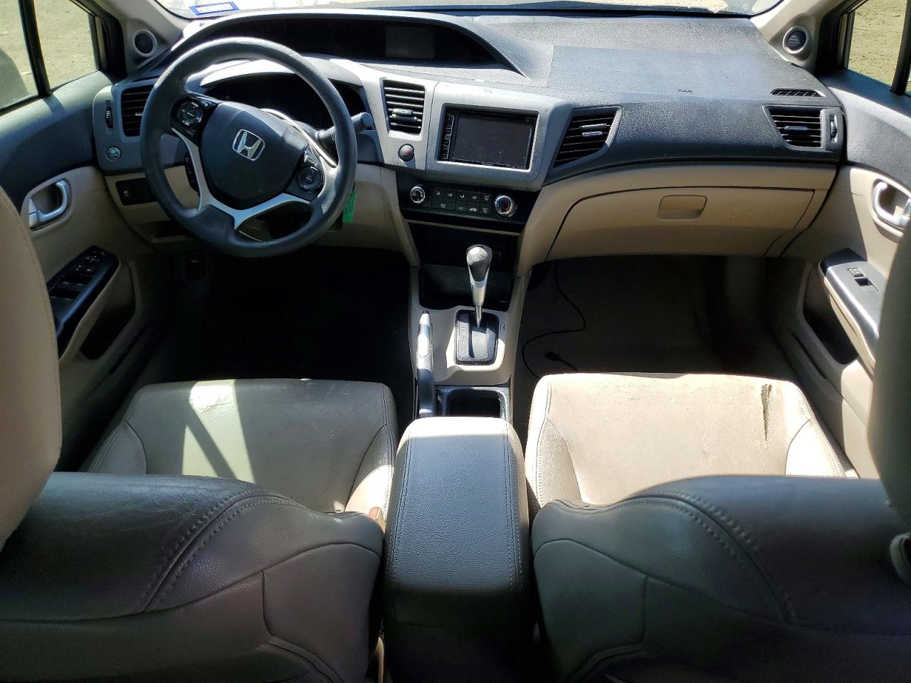2012 Honda Civic Ex Gray vin: JHMFB2F8XCS003377